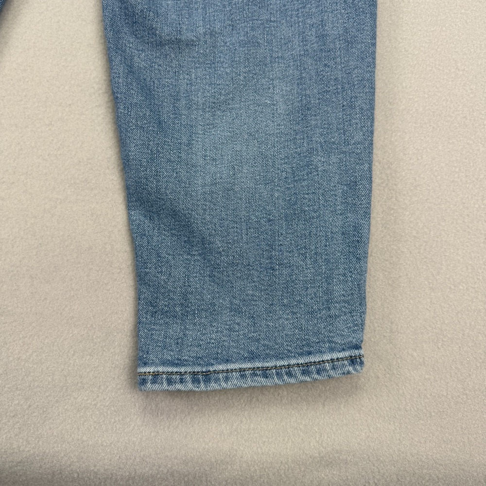 Levi's Silver Tab Mom‎ Jeans Women's Size 32x27 High-Rise Tapered Blue Denim - Picture 9 of 16